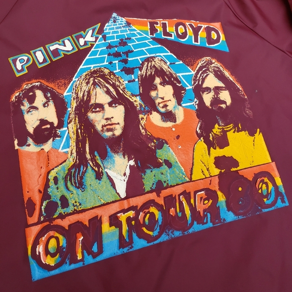 Pink Floyd Tour 1980 Windbreaker Band Jacket